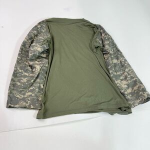 Rothco Combat Shirt Mens XL Green ACU Digital Camo Military Long Sleeve